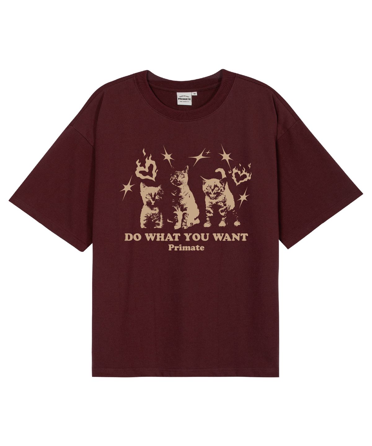 프라임에이트(PRIMATE) [COOL COTTON] CATITUDE 오버핏 반팔티셔츠 8 COLORS