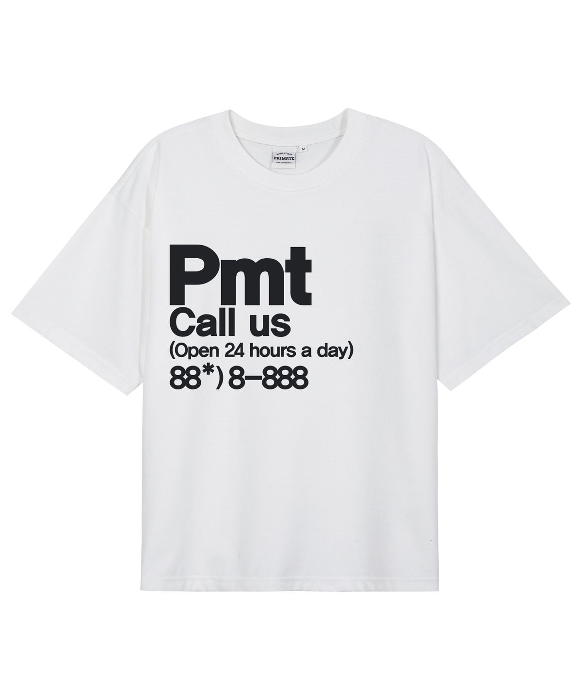 프라임에이트(PRIMATE) [COOL COTTON] CALL US 오버핏 반팔티셔츠 8 COLORS