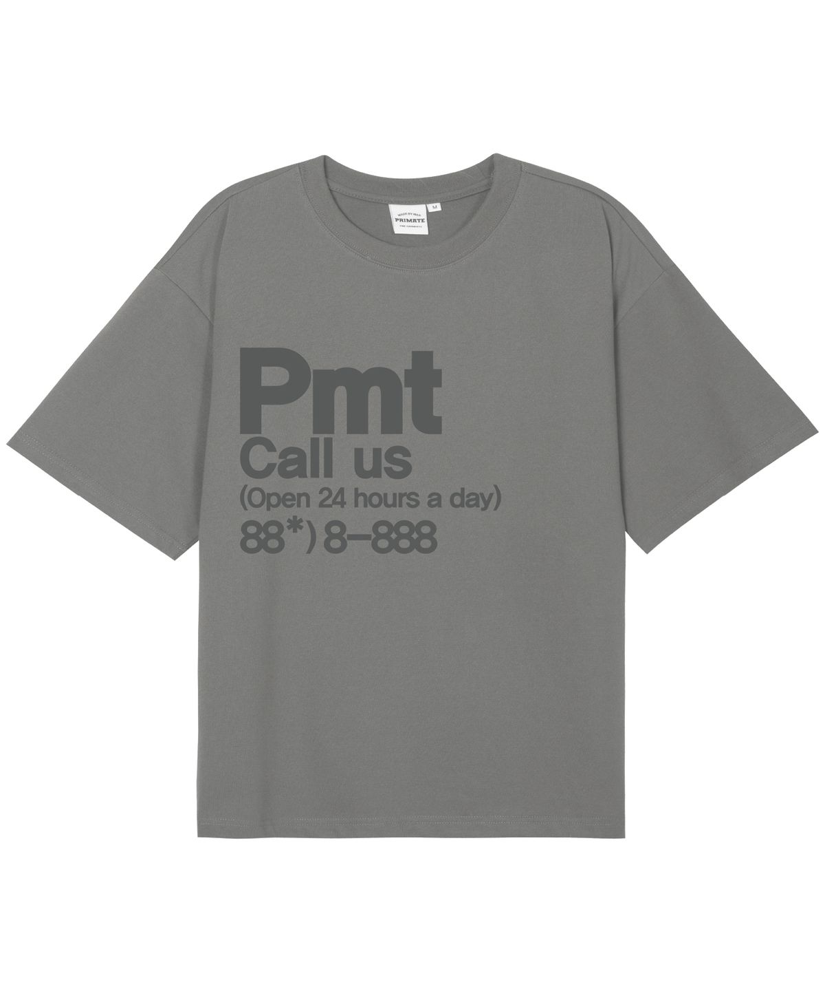 프라임에이트(PRIMATE) [COOL COTTON] CALL US 오버핏 반팔티셔츠 8 COLORS