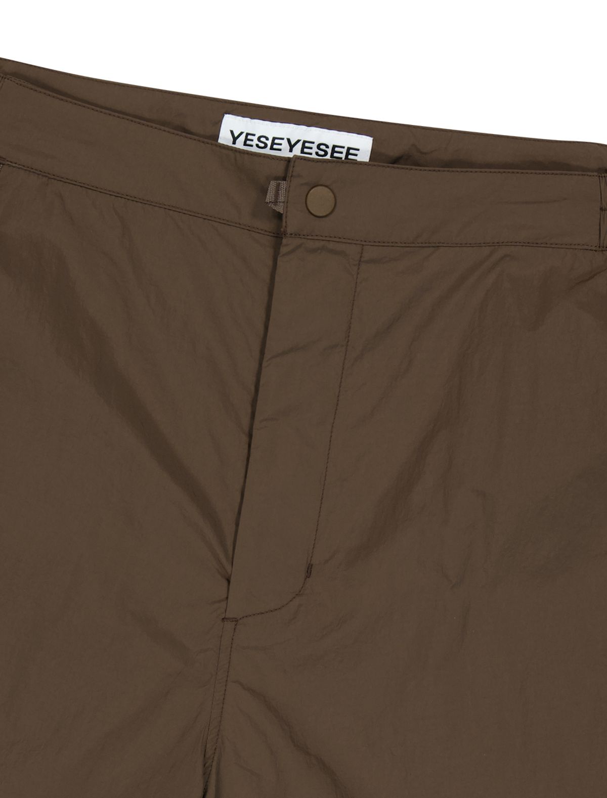 예스아이씨(YESEYESEE) Nylon Dash Shorts Brown