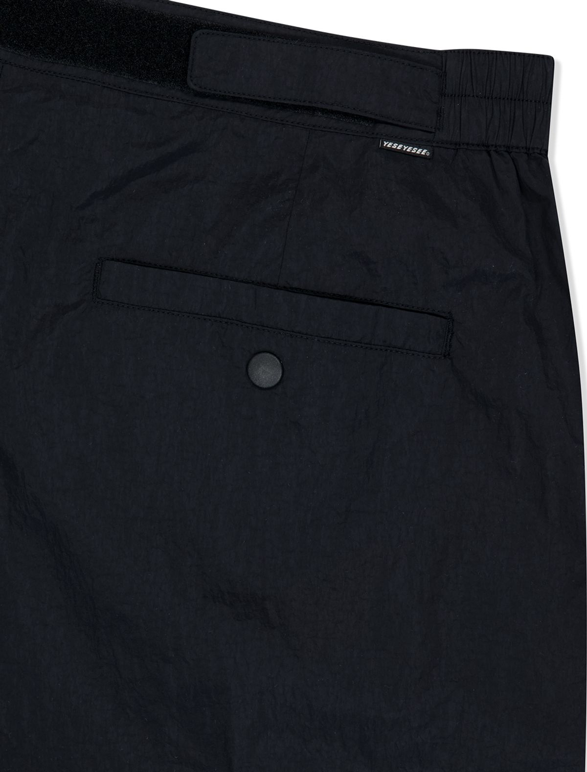 예스아이씨(YESEYESEE) Nylon Dash Shorts Black