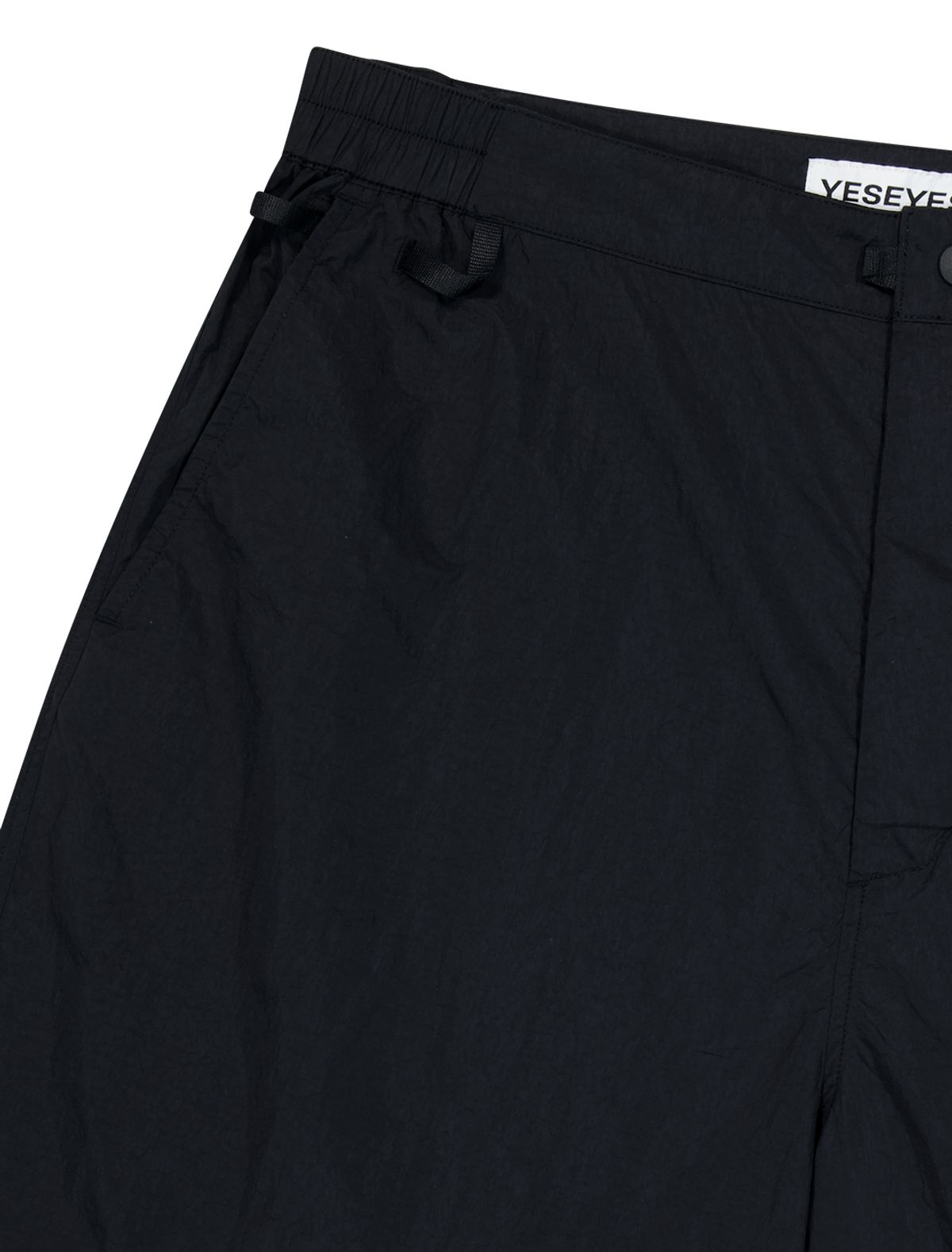 예스아이씨(YESEYESEE) Nylon Dash Shorts Black
