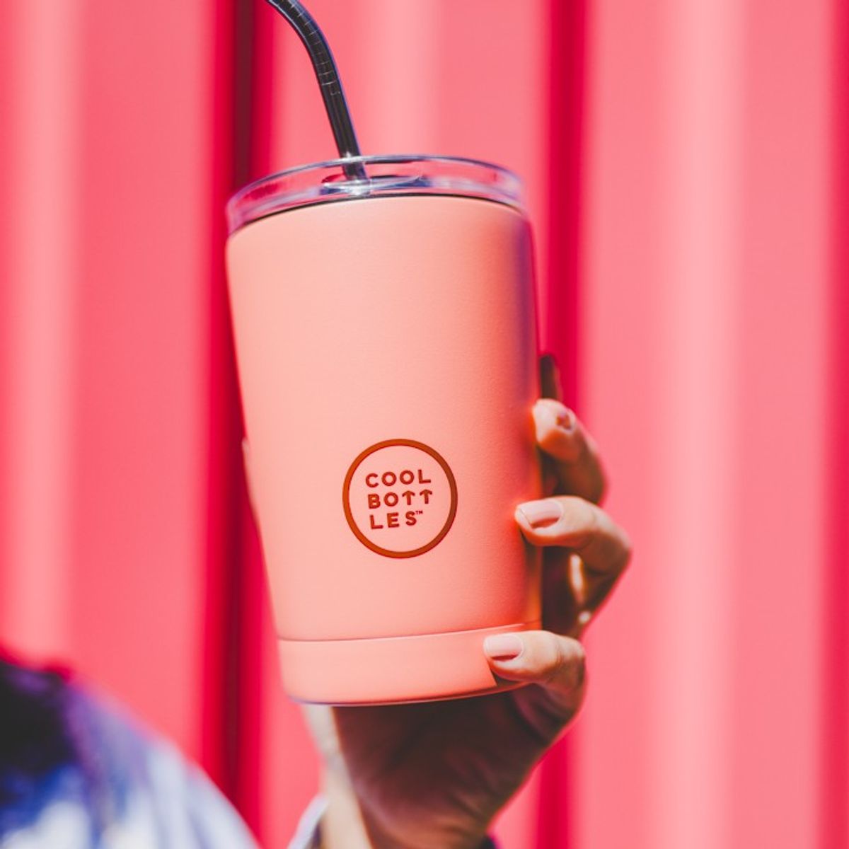 쿨바틀(COOLBOTTLES) 쿨바틀 텀블러 파스텔코랄 (550ml)
