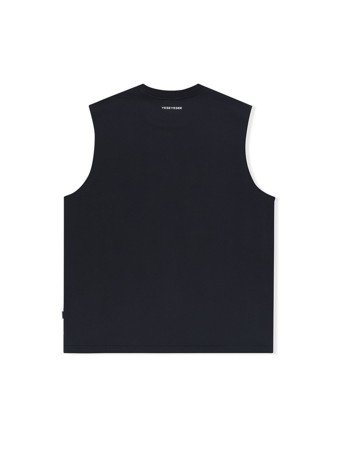 예스아이씨(YESEYESEE) Y.E.S Title Sleeveless Charcoal