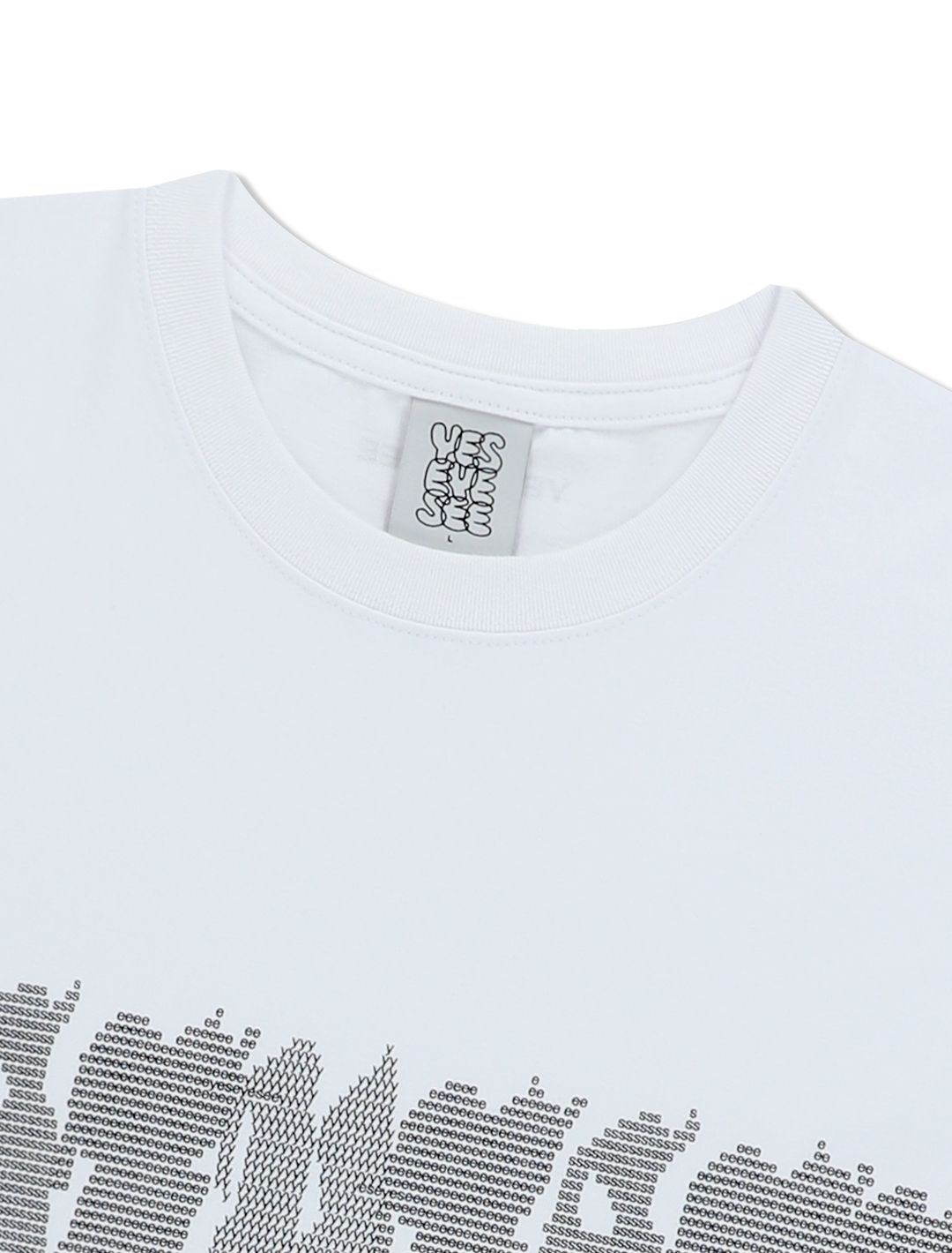 ★2025SS新作★YESEYESEE★Y.E.S Typo Tee MUSINSA | YESEYESEE Y.E.S Typo Tee White