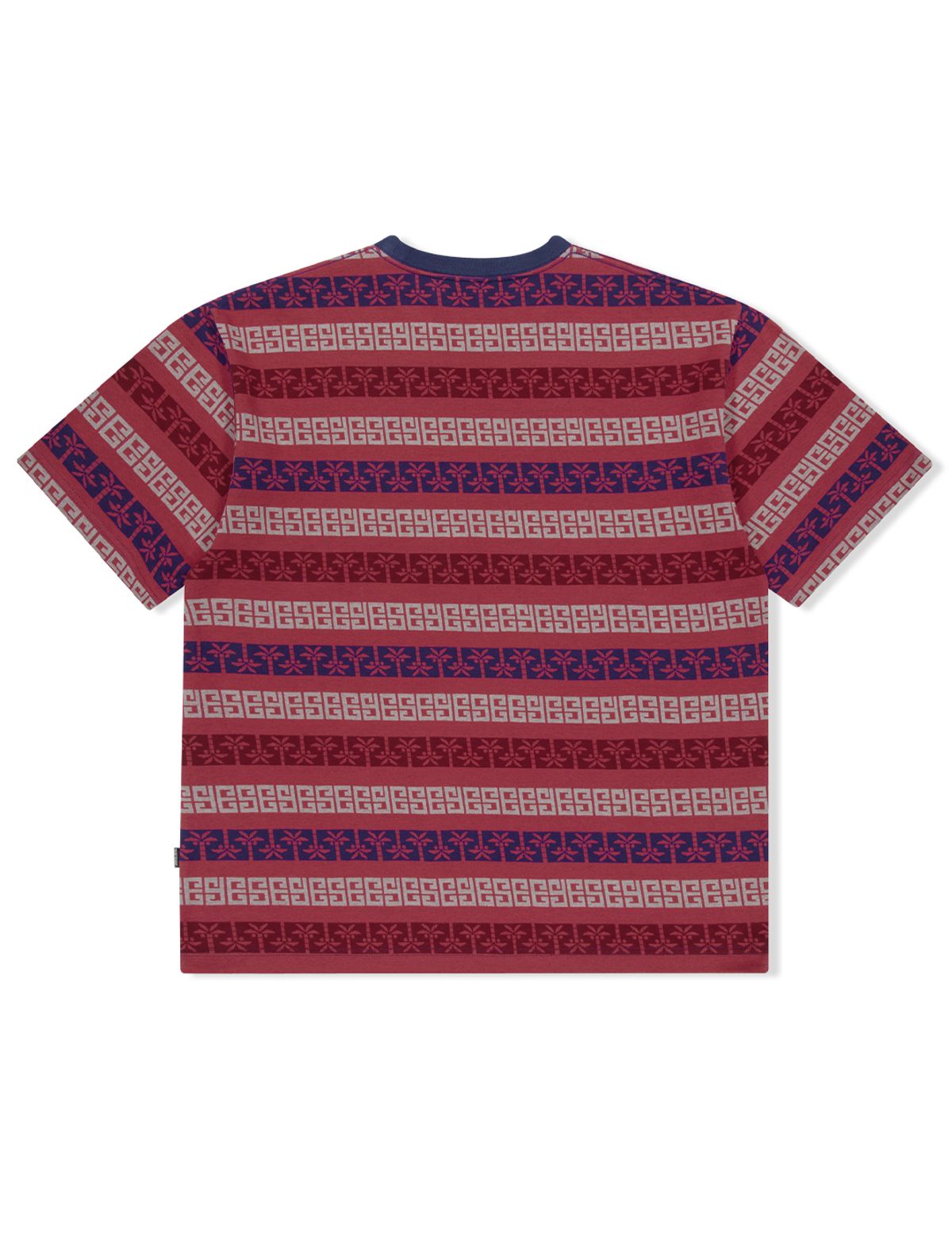 예스아이씨(YESEYESEE) Y.E.S Palm Jacquard Tee Red