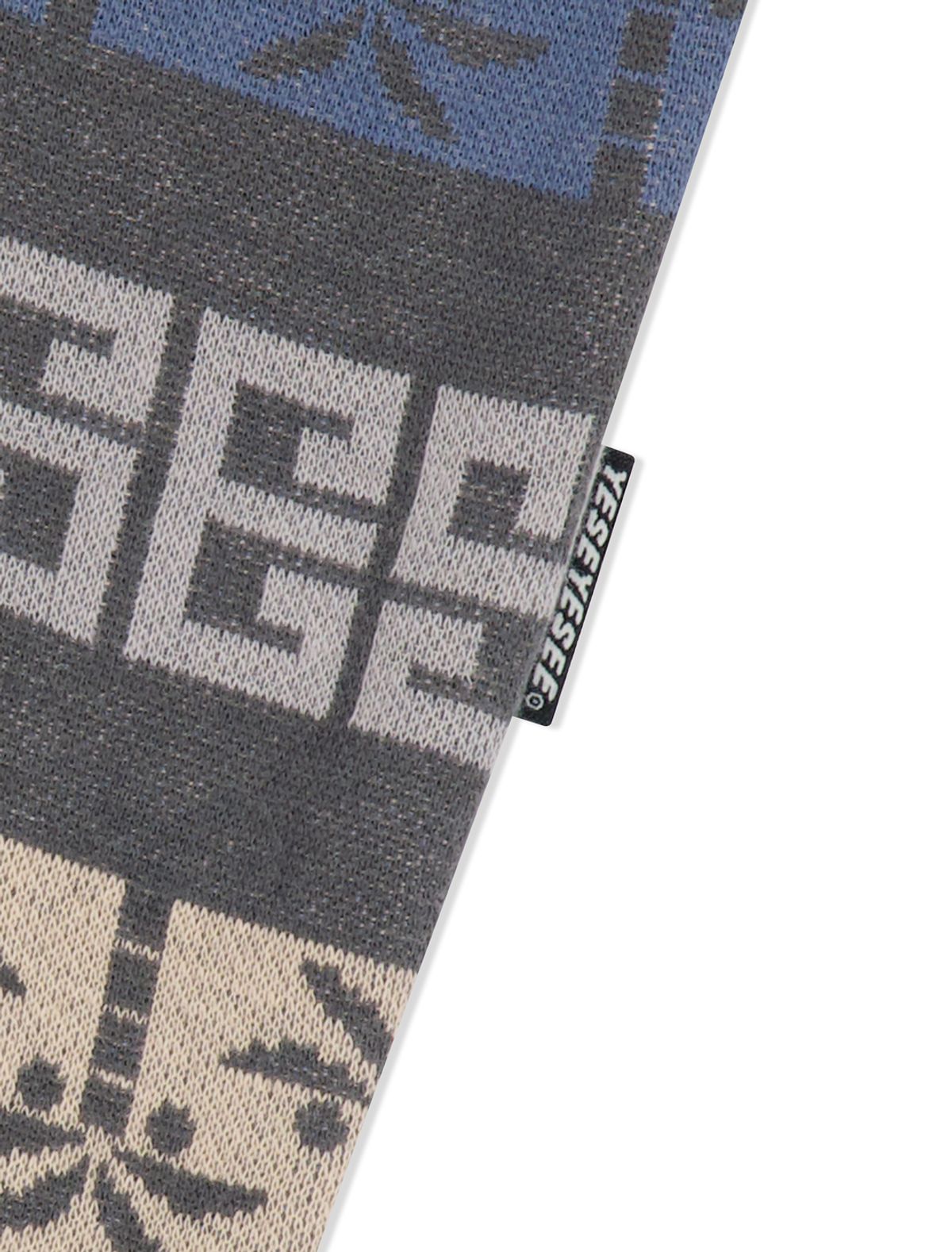 예스아이씨(YESEYESEE) Y.E.S Palm Jacquard Tee Charcoal