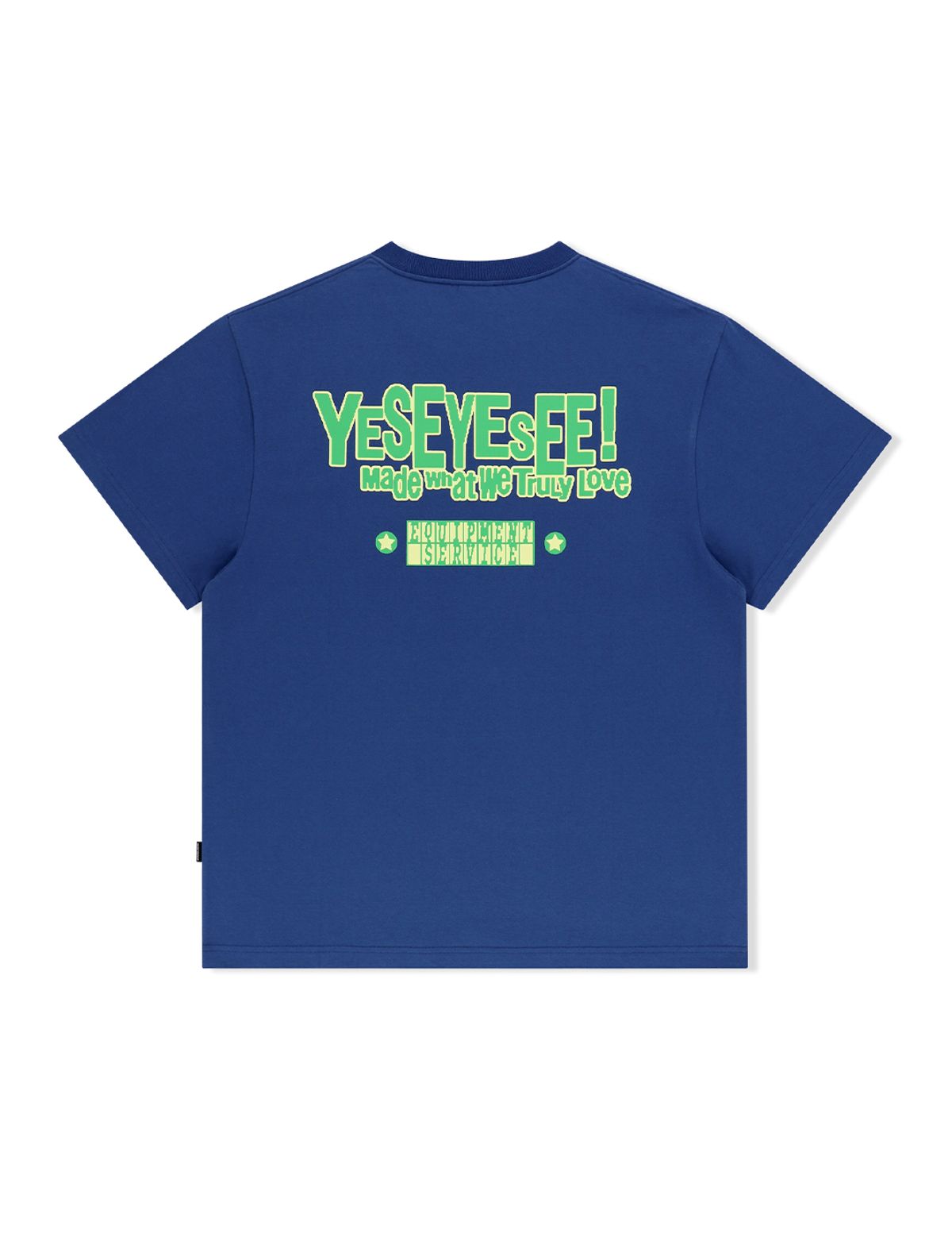 예스아이씨(YESEYESEE) Y.E.S Palm Tree Tee Cobalt Blue