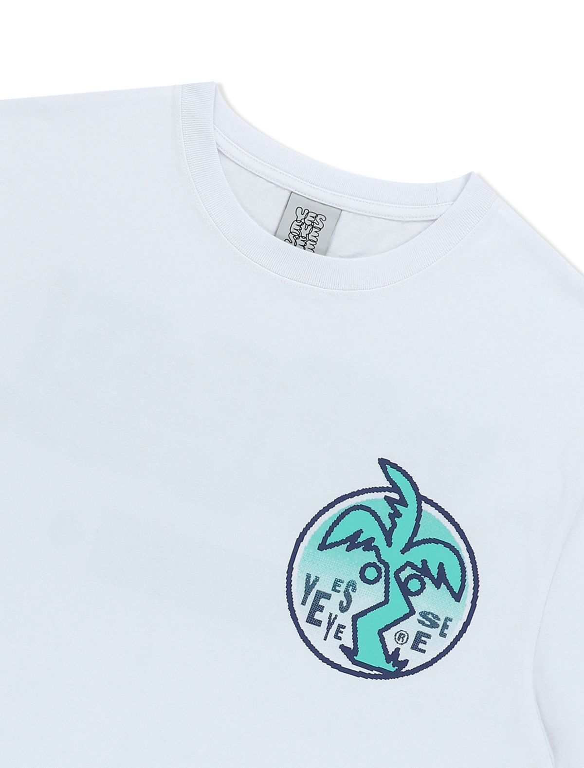 예스아이씨(YESEYESEE) Y.E.S Palm Tree Tee White