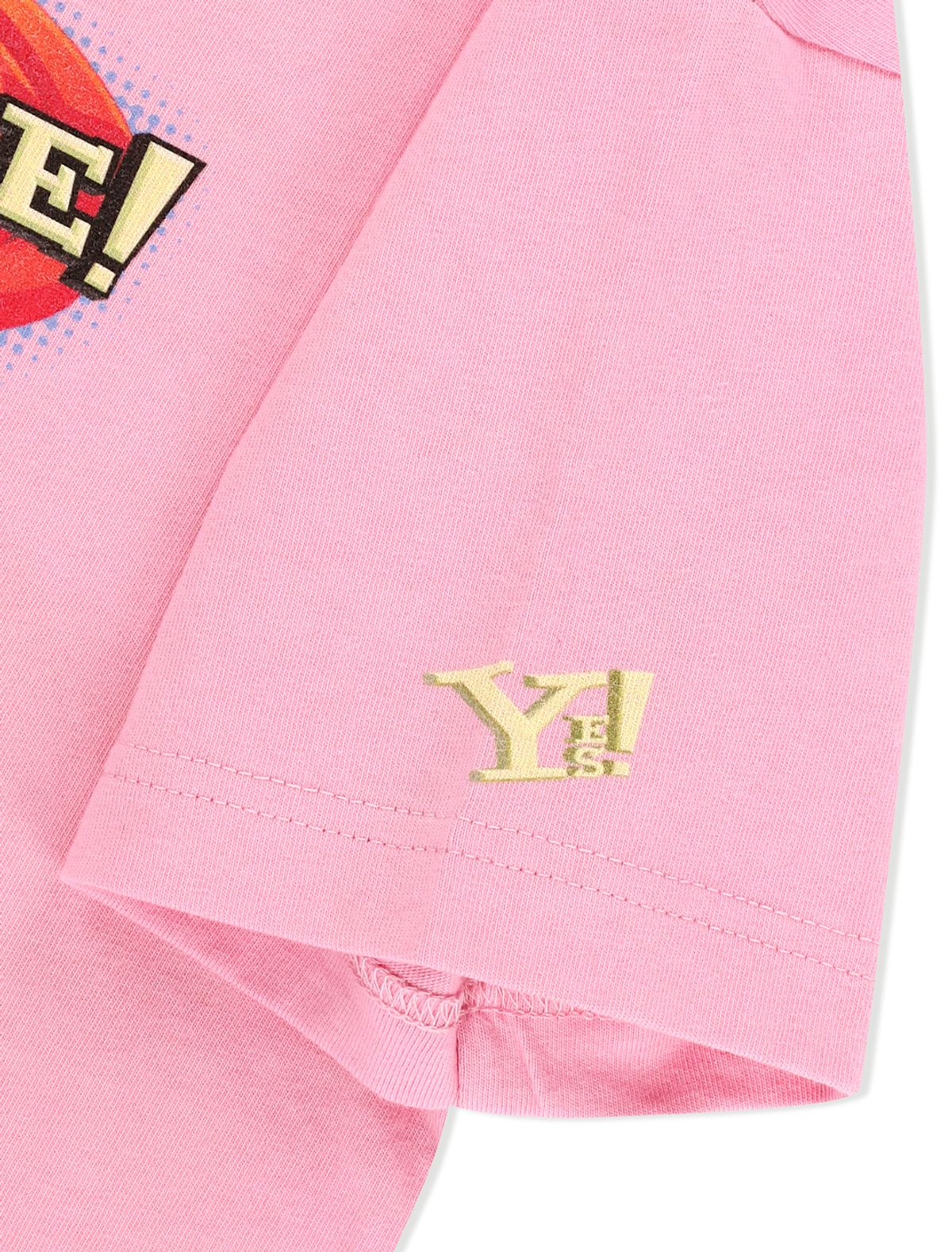 예스아이씨(YESEYESEE) Y.E.S Web Logo Kids Tee Pink