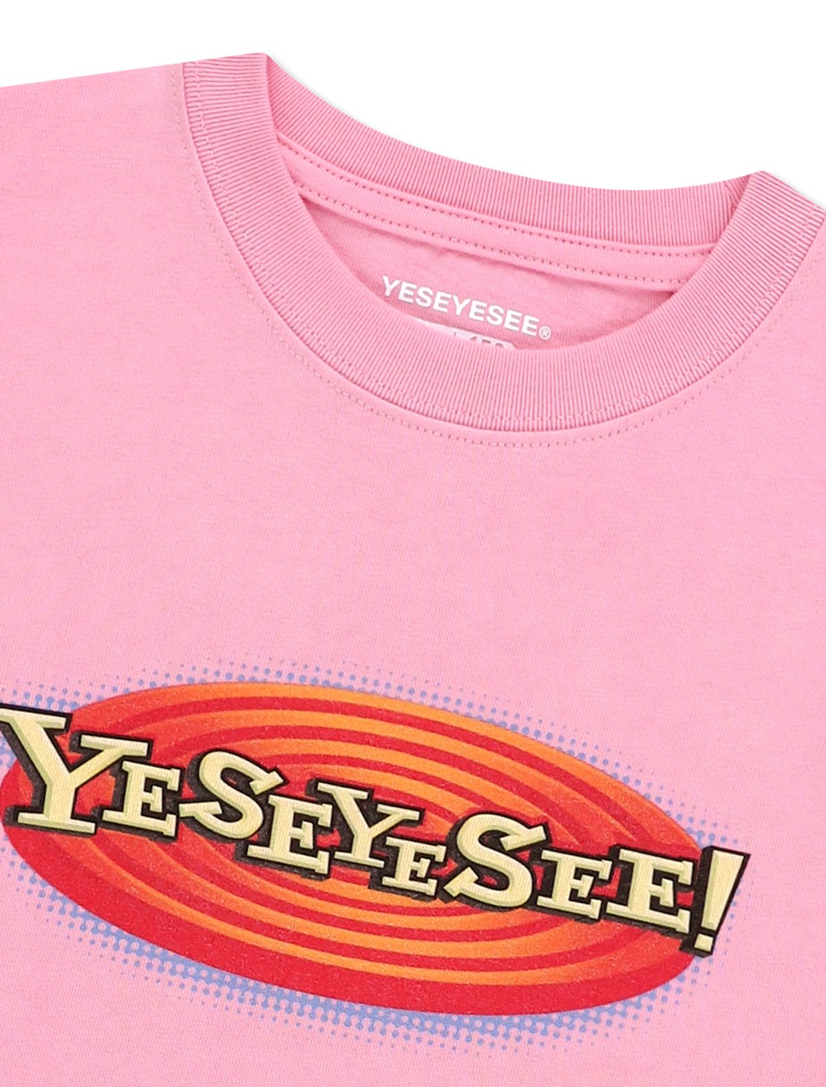 예스아이씨(YESEYESEE) Y.E.S Web Logo Kids Tee Pink
