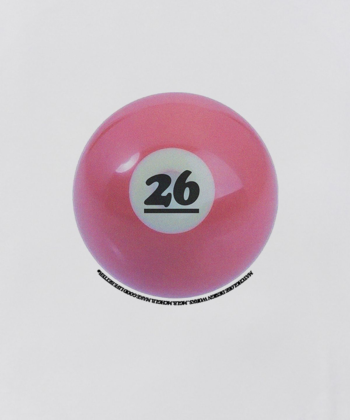 매치글로브(MATCHGLOBE) 빌리어즈 26 크롭 티(화이트)