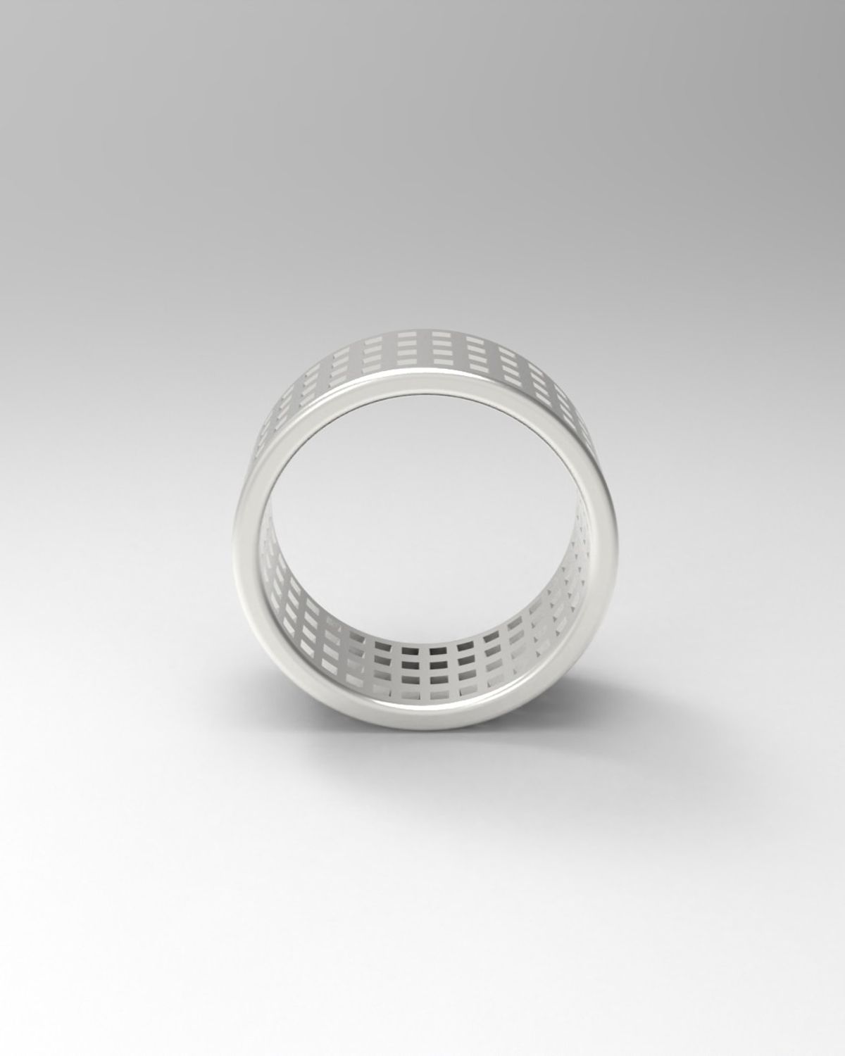 르네오브제(RENEOBJET) WIN  SQUARE RING (4R) [STERLING SILVER] 미니멀 링 925 실버 도형 반지