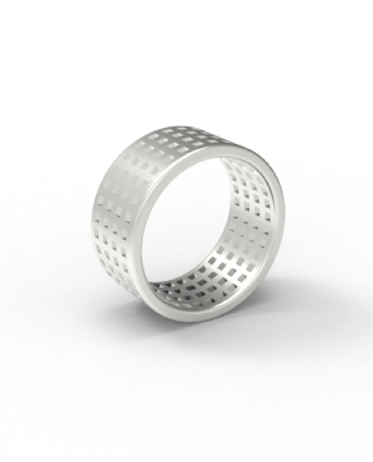 르네오브제(RENEOBJET) WIN  SQUARE RING (4R) [STERLING SILVER] 미니멀 링 925 실버 도형 반지