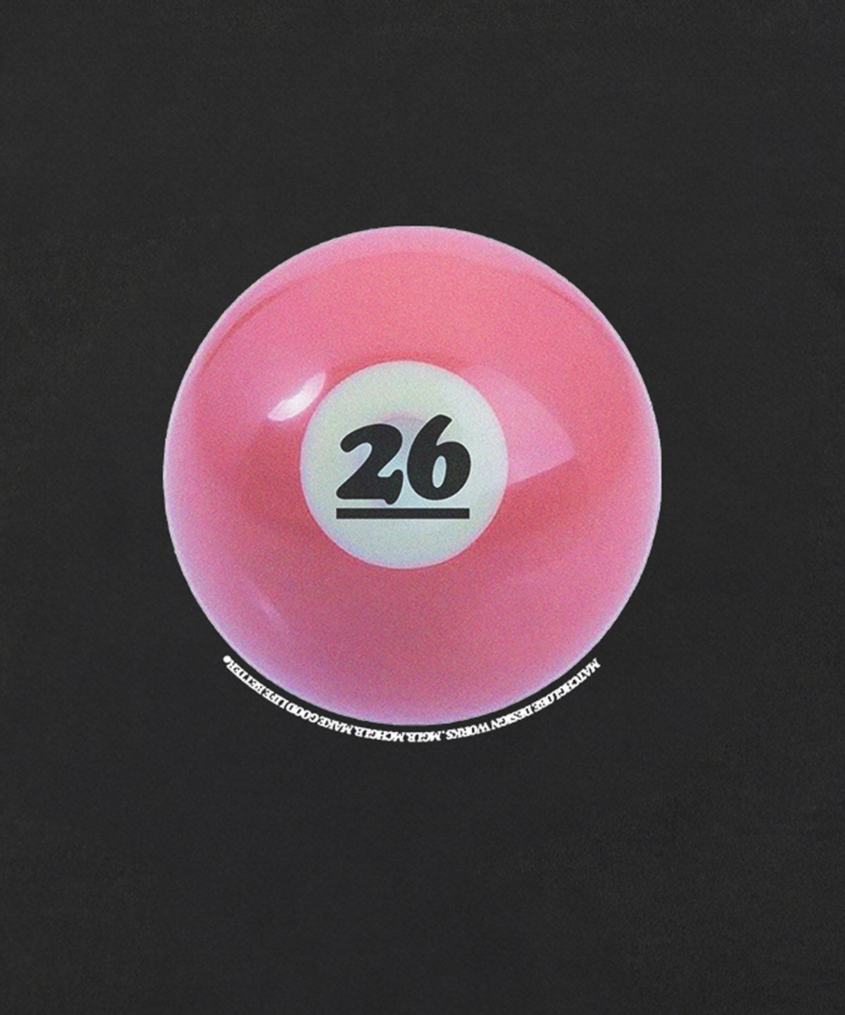 매치글로브(MATCHGLOBE) 빌리어즈 26 크롭 티(블랙)