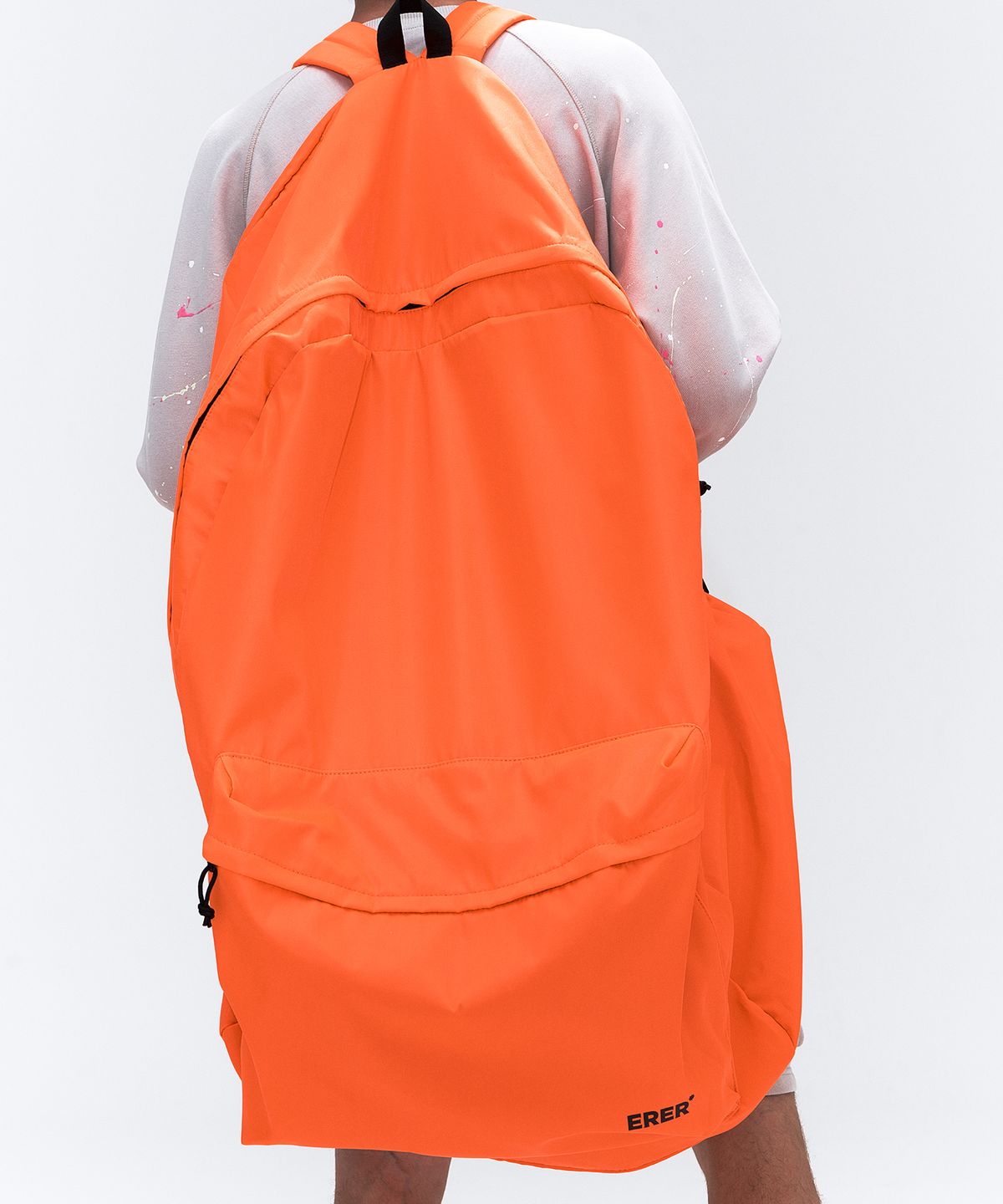 에르에르(ERER) BIG BACK BAG Neon Orange