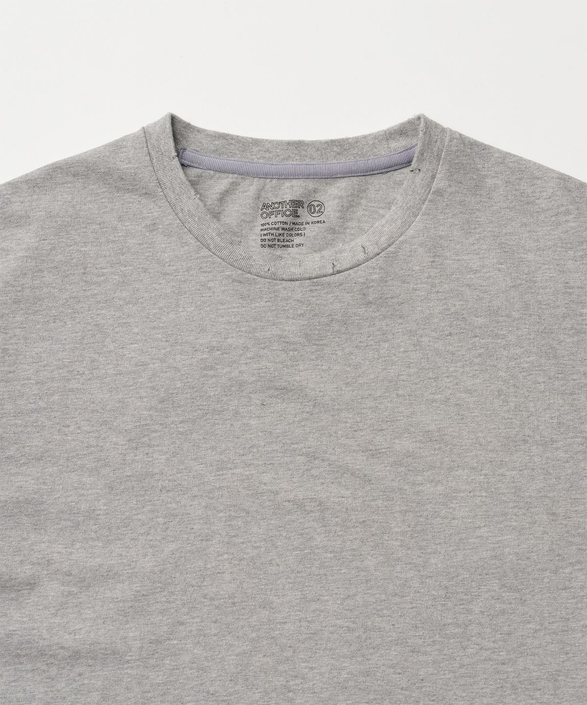 어나더 오피스(ANOTHER OFFICE) Bold Damage Tee (Heather Gray)