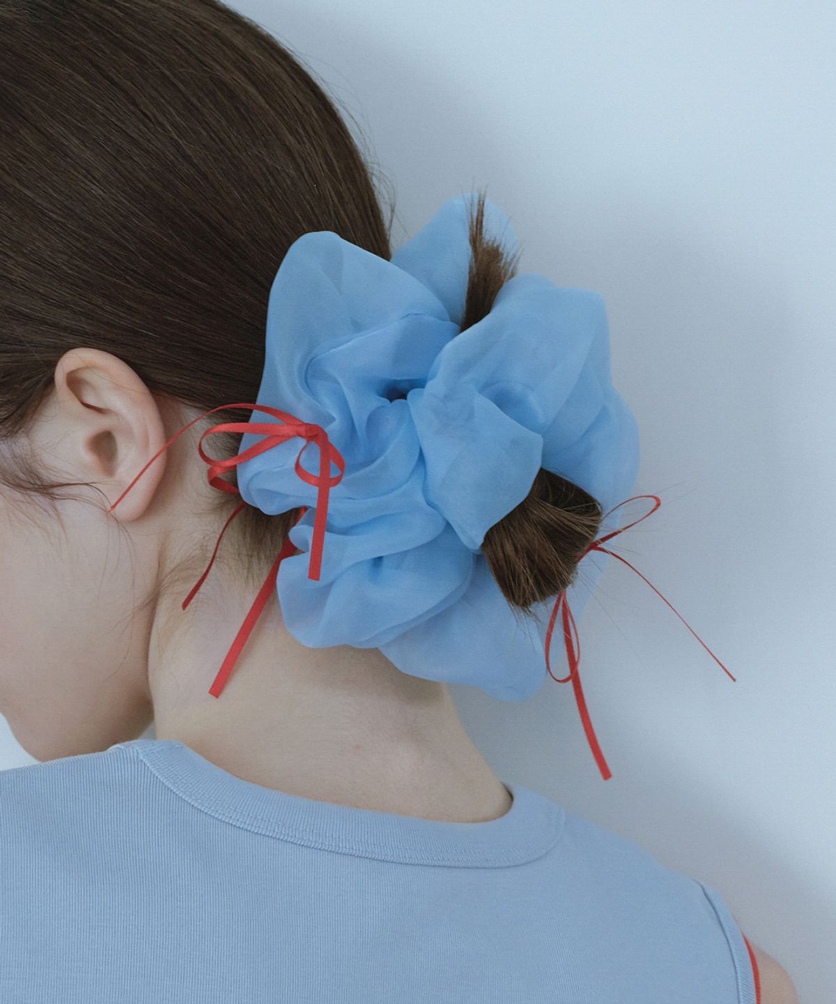 클로르(CLOR) RIBBON ORGANZA SCRUNCHIE - 5 colors