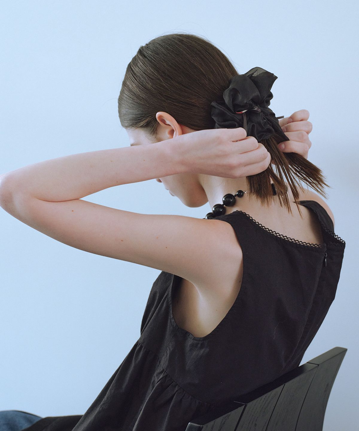클로르(CLOR) RIBBON ORGANZA SCRUNCHIE - 5 colors