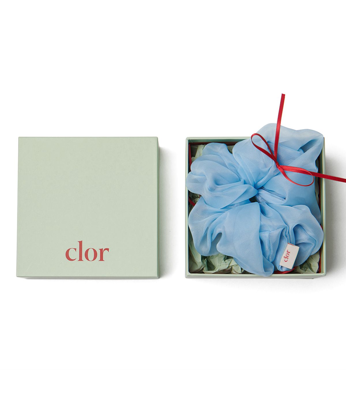 클로르(CLOR) RIBBON ORGANZA SCRUNCHIE - 5 colors
