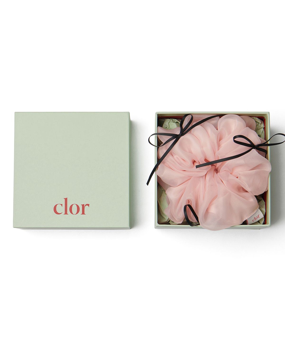 클로르(CLOR) RIBBON ORGANZA SCRUNCHIE - 5 colors