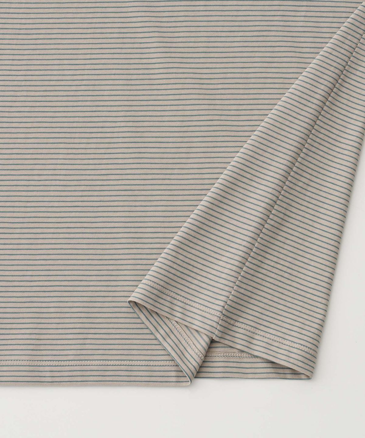 어나더 오피스(ANOTHER OFFICE) Basis Border Pocket Tee (Ocean Blue)