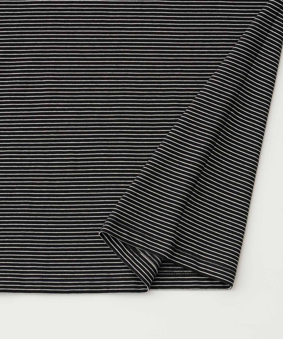 어나더 오피스(ANOTHER OFFICE) Basis Border Pocket Tee (Black)