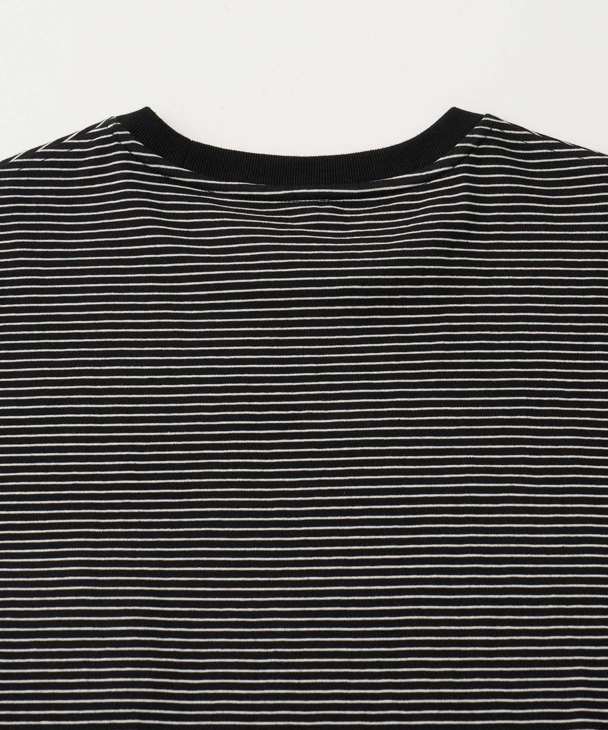 어나더 오피스(ANOTHER OFFICE) Basis Border Pocket Tee (Black)