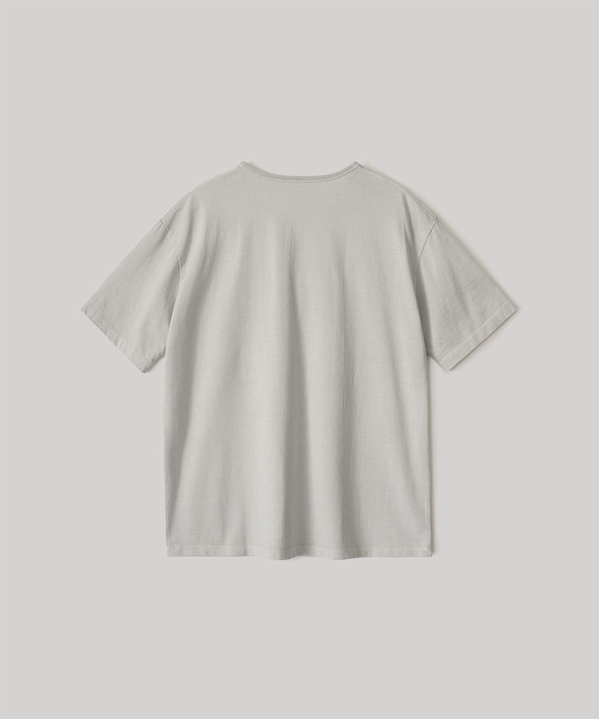 어나더 오피스(ANOTHER OFFICE) French Henry Neck Garment Tee (Dove Gray)