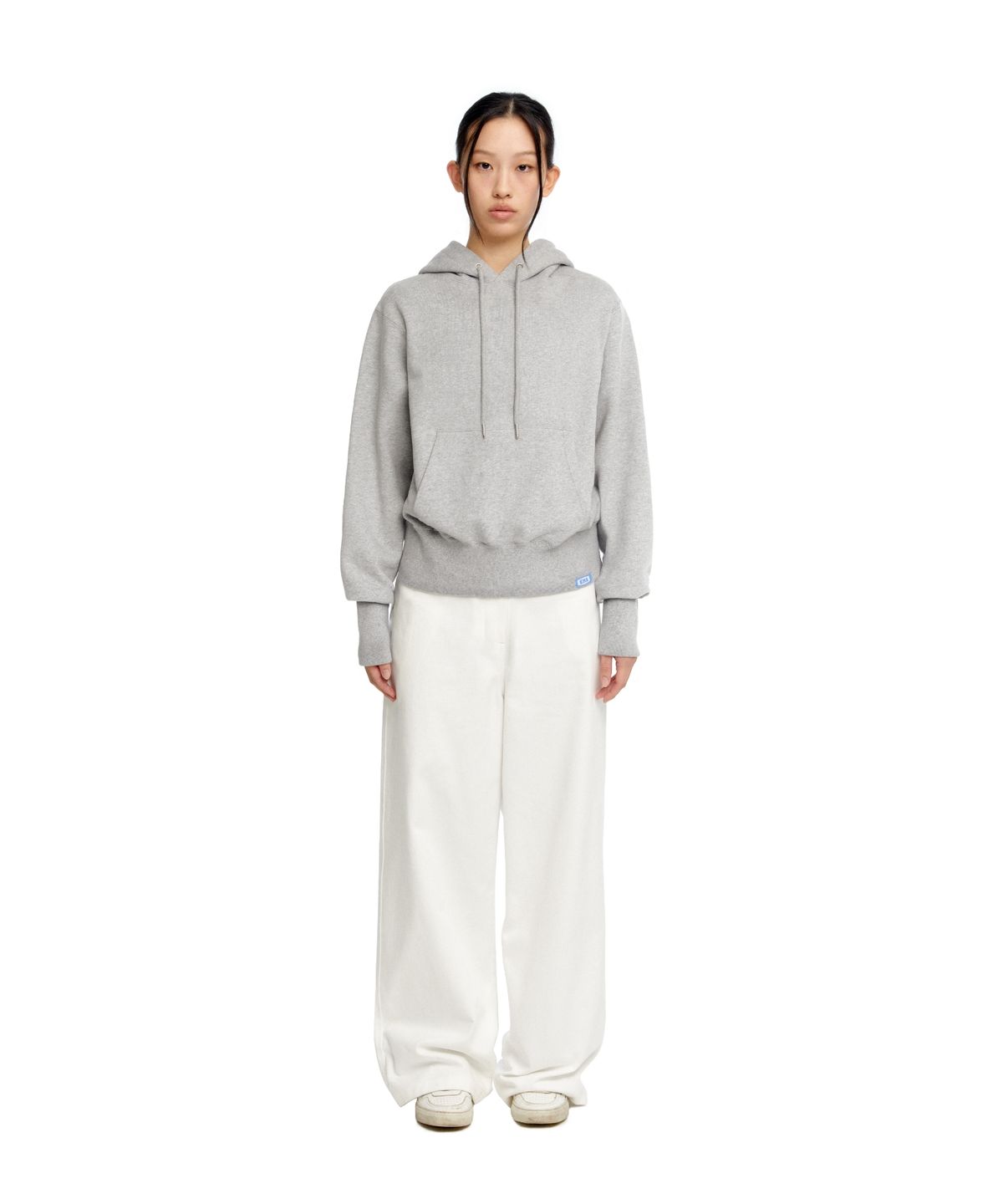 이알에이(ERA) WOMEN CLASSIC WIDE - FIT DRAWSTRING PANTS - WHITE