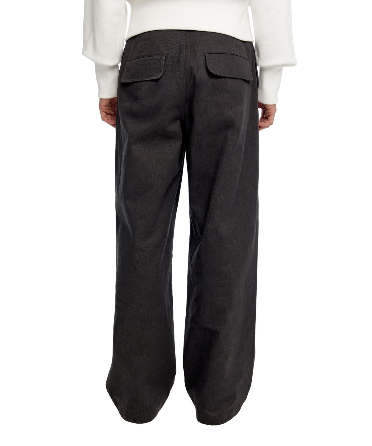 이알에이(ERA) MEN CLASSIC WIDE - FIT DRAWSTRING PANTS - GRAY