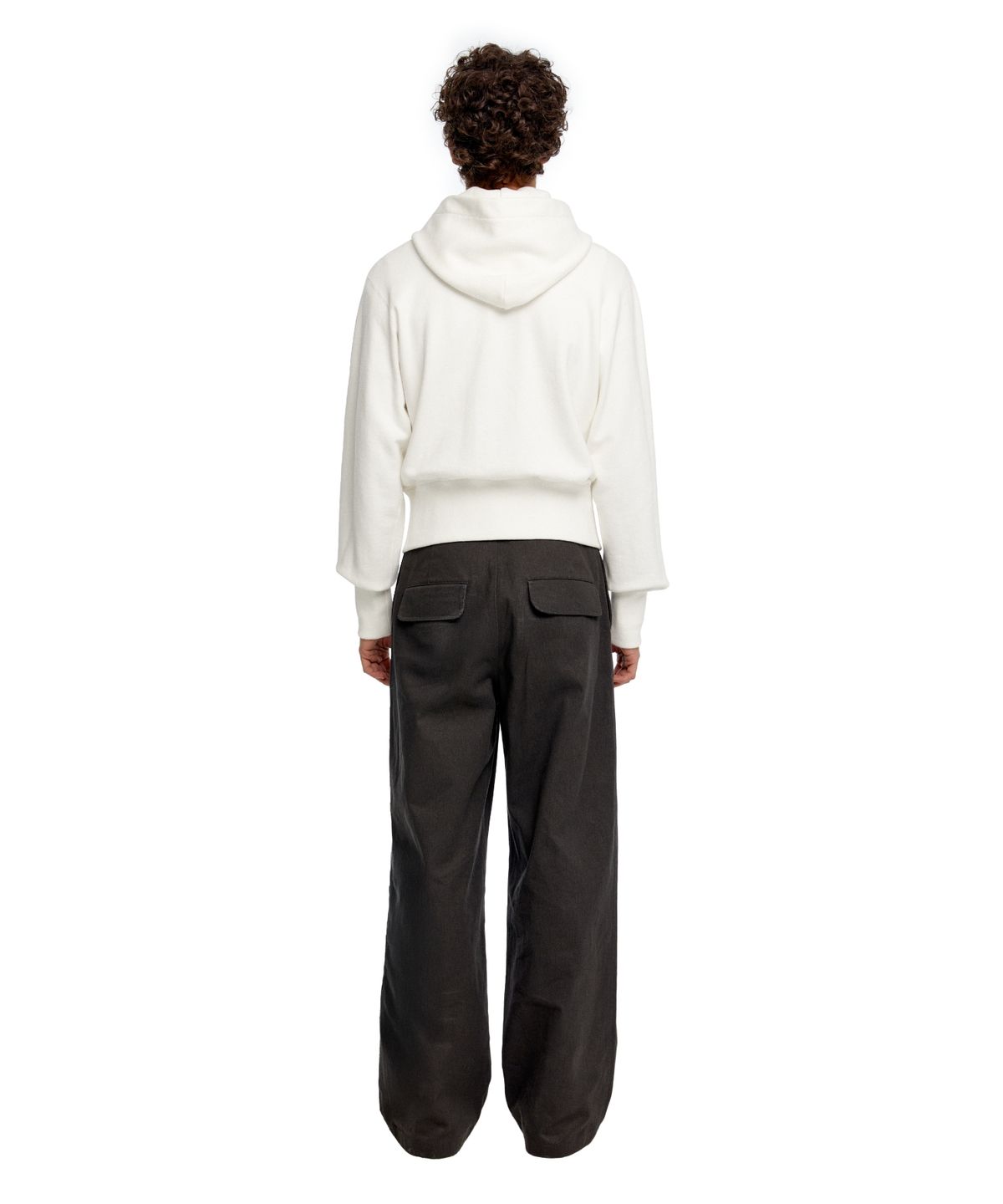 이알에이(ERA) MEN CLASSIC WIDE - FIT DRAWSTRING PANTS - GRAY