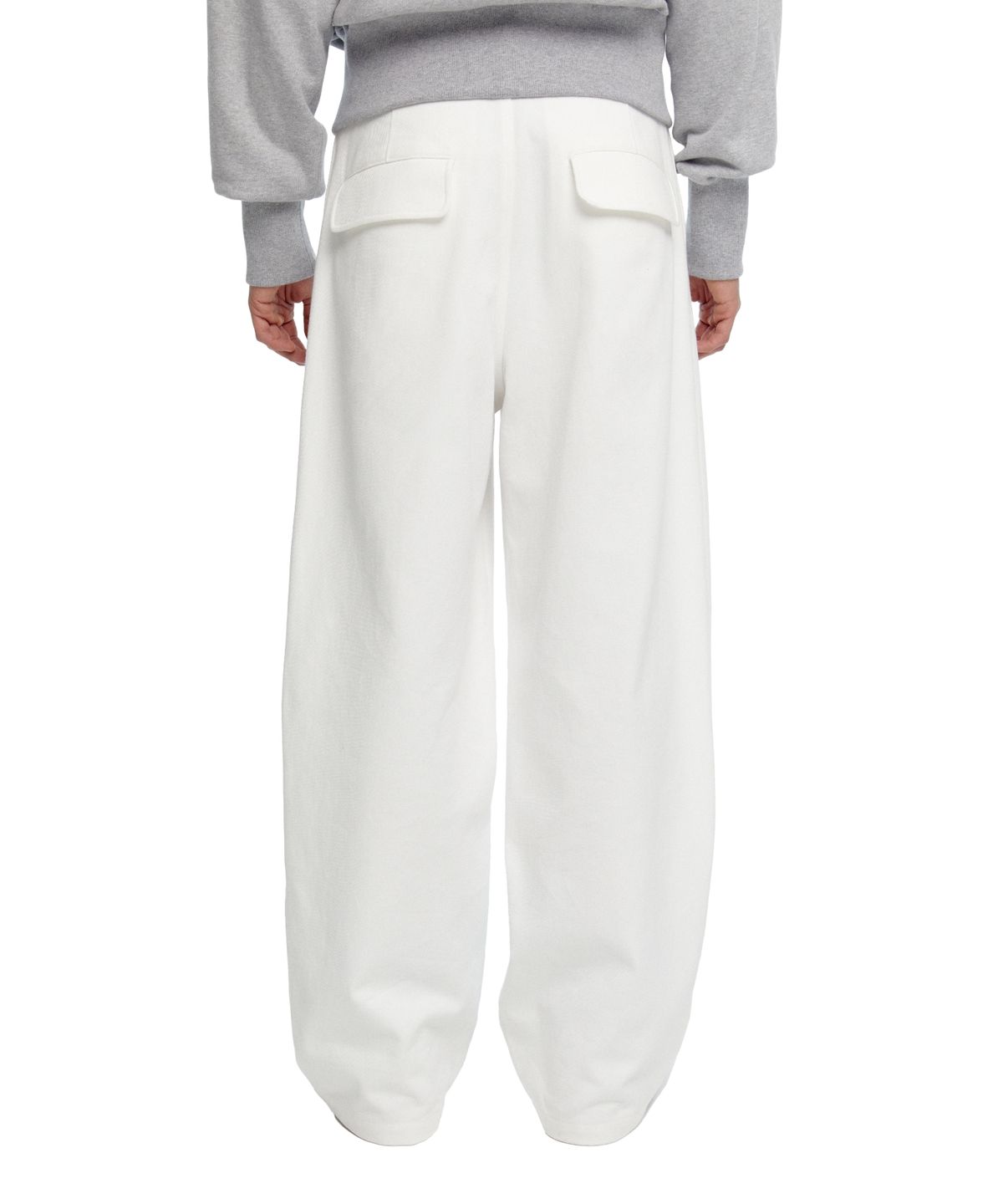 이알에이(ERA) MEN CLASSIC WIDE - FIT DRAWSTRING PANTS - WHITE