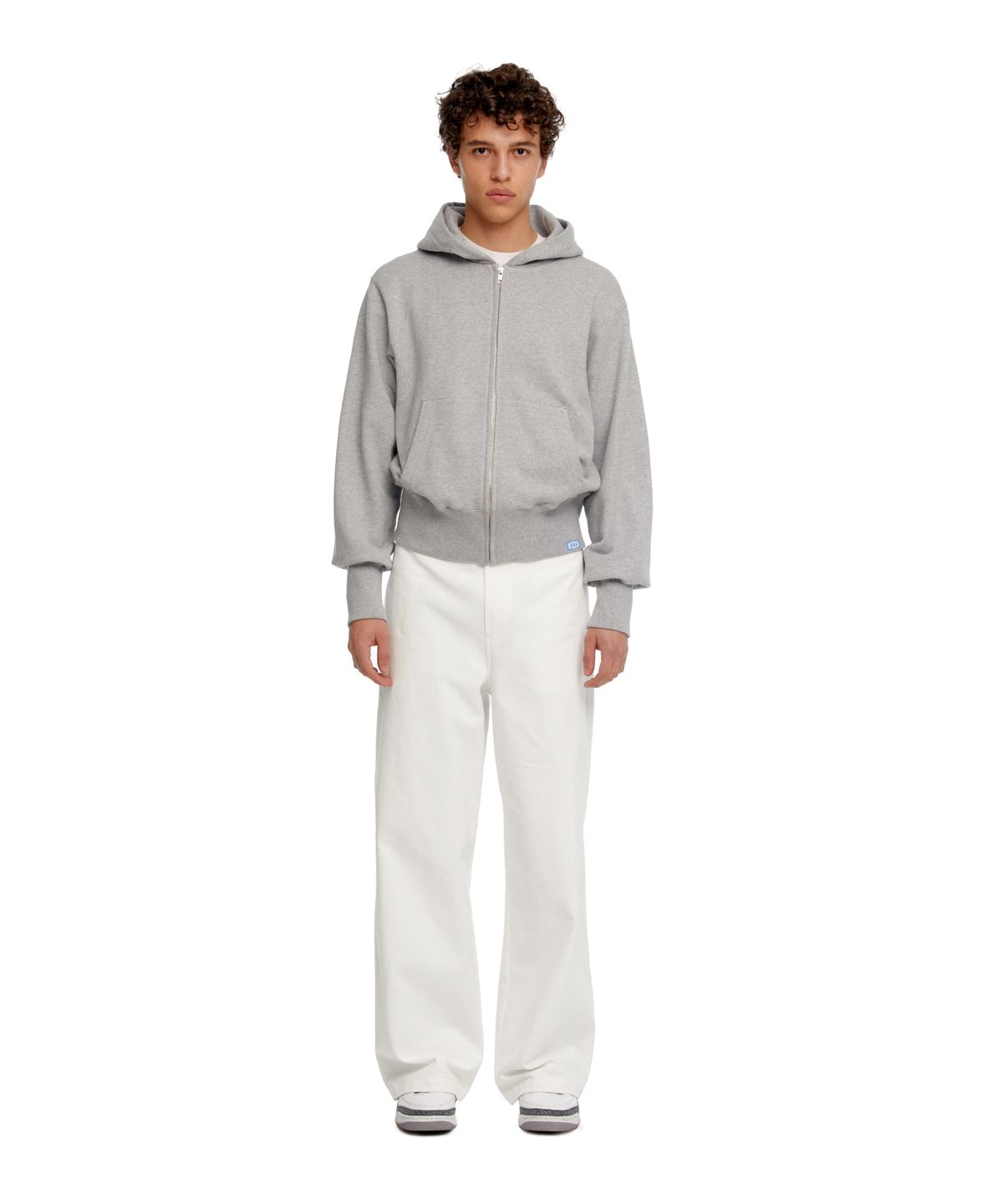 이알에이(ERA) MEN CLASSIC WIDE - FIT DRAWSTRING PANTS - WHITE