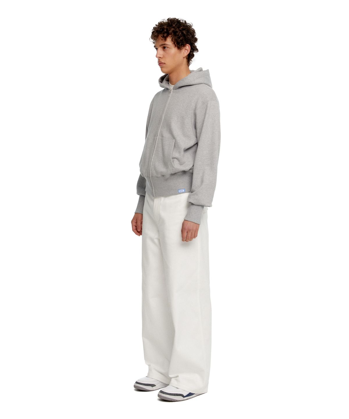 이알에이(ERA) MEN CLASSIC WIDE - FIT DRAWSTRING PANTS - WHITE