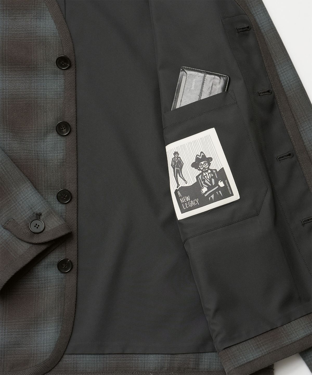 어나더 오피스(ANOTHER OFFICE) Legacy Lounge Jacket (Japanese Check)