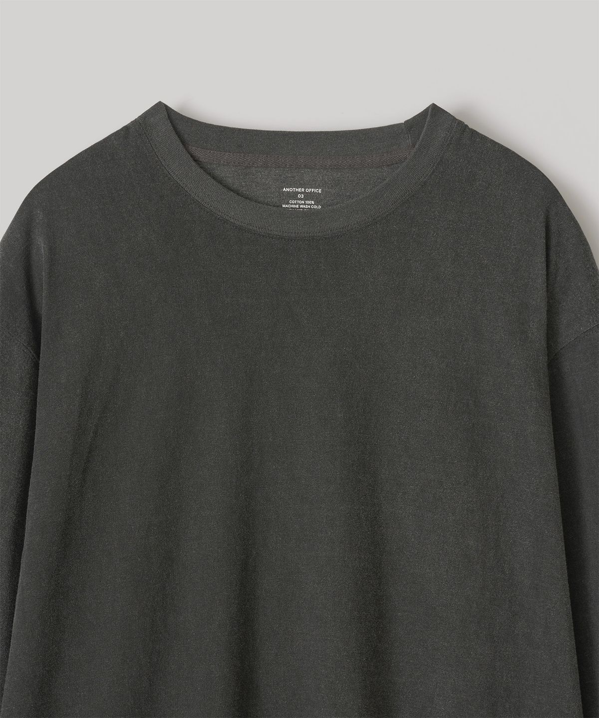 어나더 오피스(ANOTHER OFFICE) Homeboy Crewneck T (Coal)