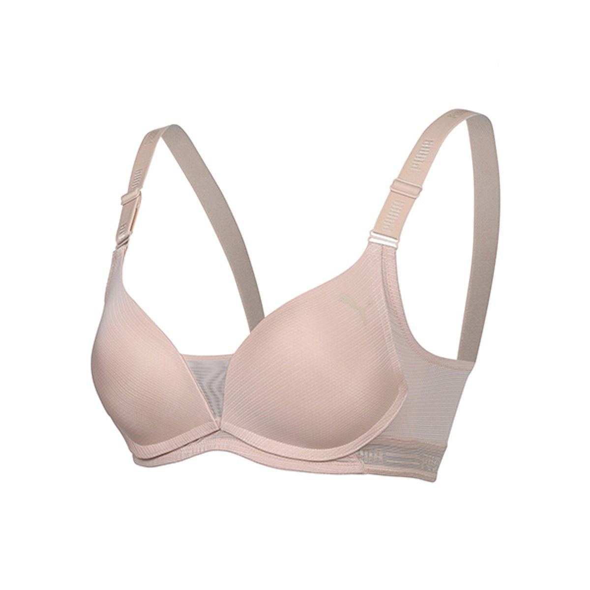 푸마 바디웨어(PUMA BODYWEAR) 여성 에어 브리지 브라팬티 베이지