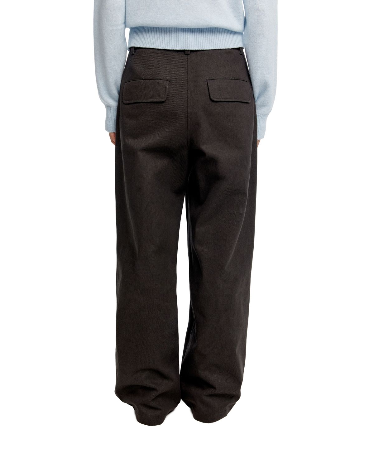 이알에이(ERA) WOMEN CLASSIC WIDE - FIT DRAWSTRING PANTS - GRAY