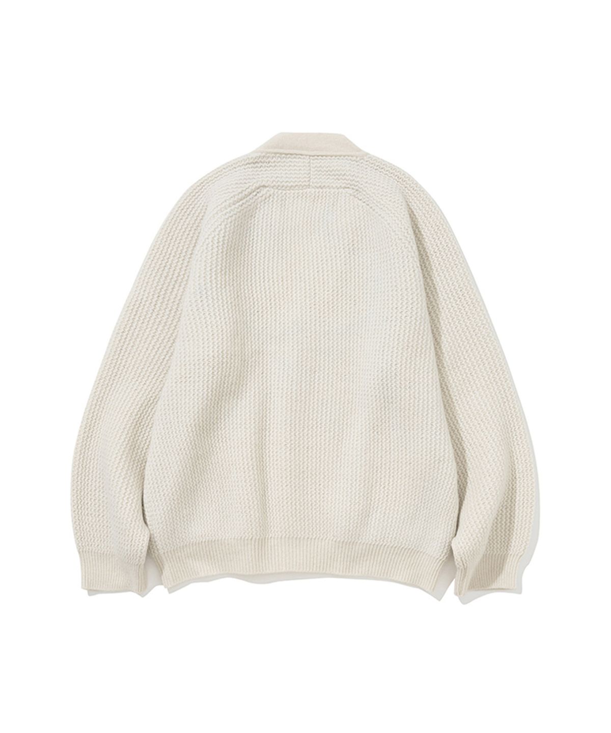 에르에르(ERER) [UN] Wool Knit Club Cardigan Ivory