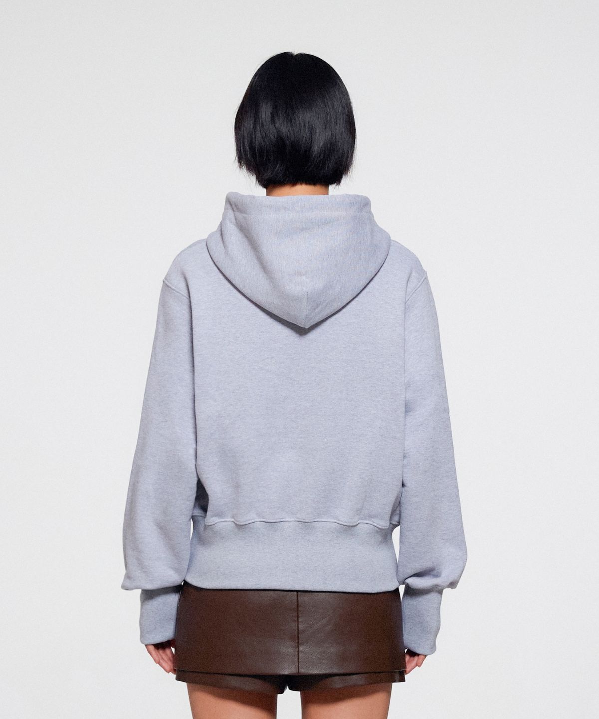 이알에이(ERA) UNISEX ERA HEAVY HOODIE - WHITE MELANGE