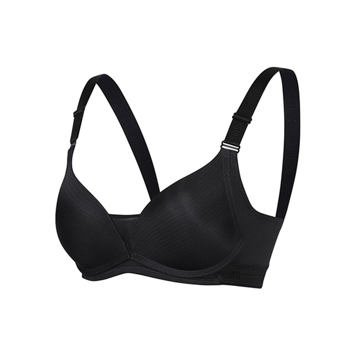 푸마 바디웨어(PUMA BODYWEAR) 여성 에어 브리지 브라팬티 블랙