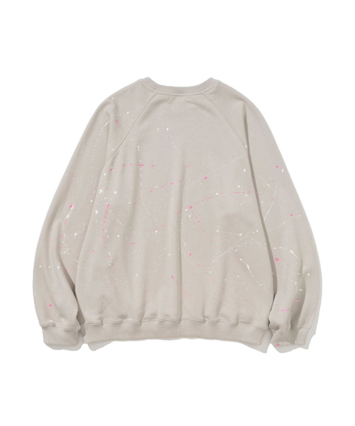 에르에르(ERER) [UN] Painting Brushstroke Sweatshirt Beige