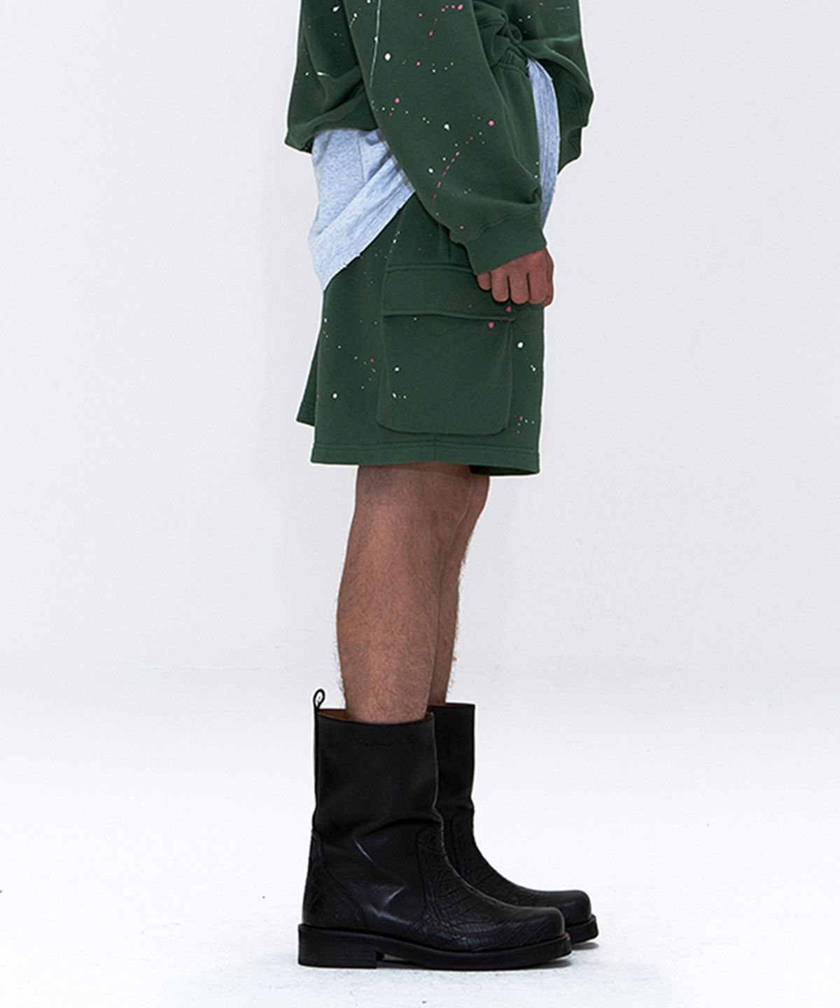 에르에르(ERER) [UN] Painting Brushstroke Sorts Khaki