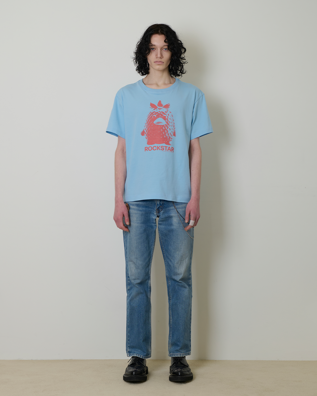 조거쉬(JOEGUSH) Rock Duck T-shirt (Sky Blue)
