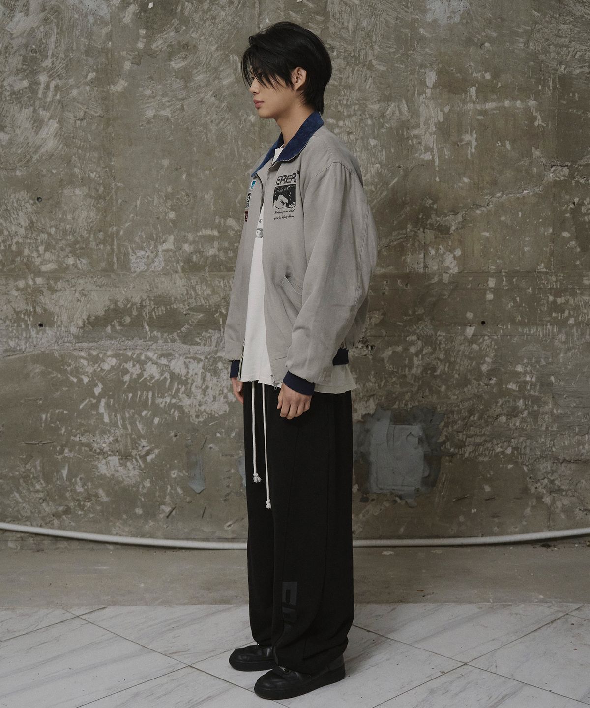 에르에르(ERER) [UN] Mechanic Vintage Jacket Gray