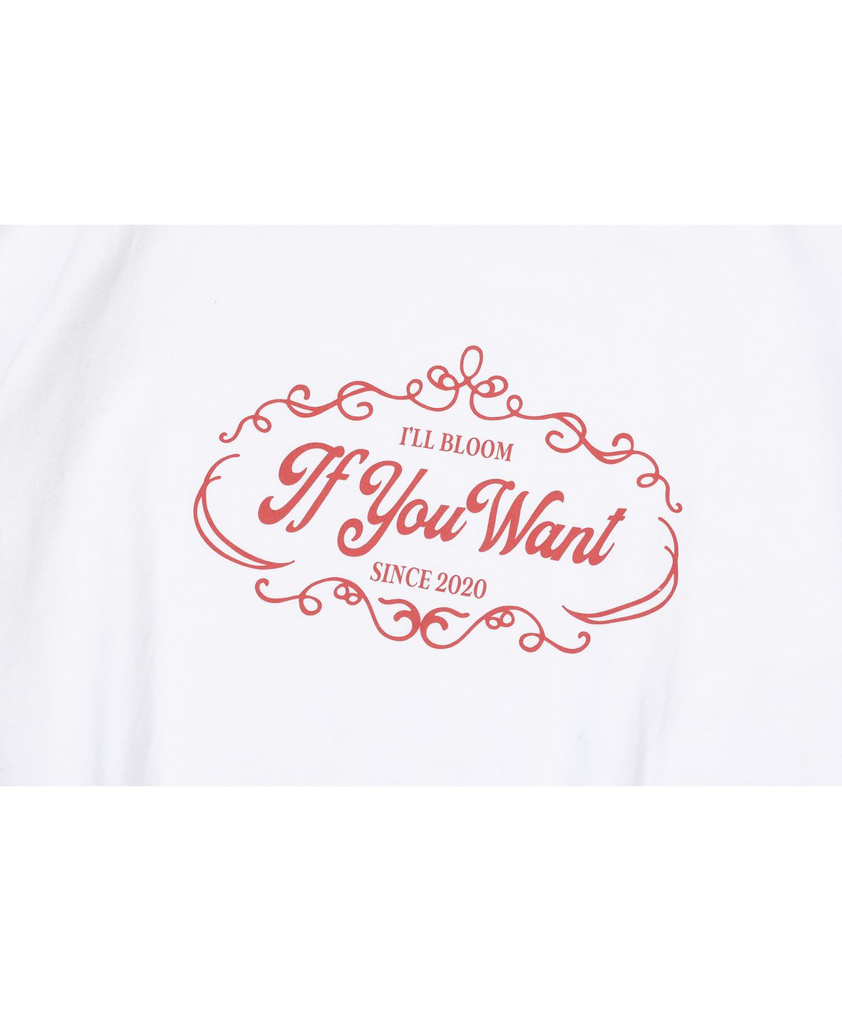 이퓨원트(IFYOUWANT) Vintage Logo Crop TEE white