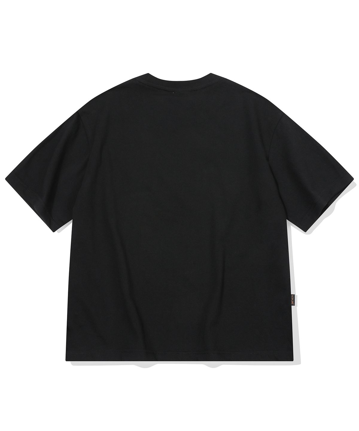 이퓨원트(IFYOUWANT) Vintage Logo Crop TEE black