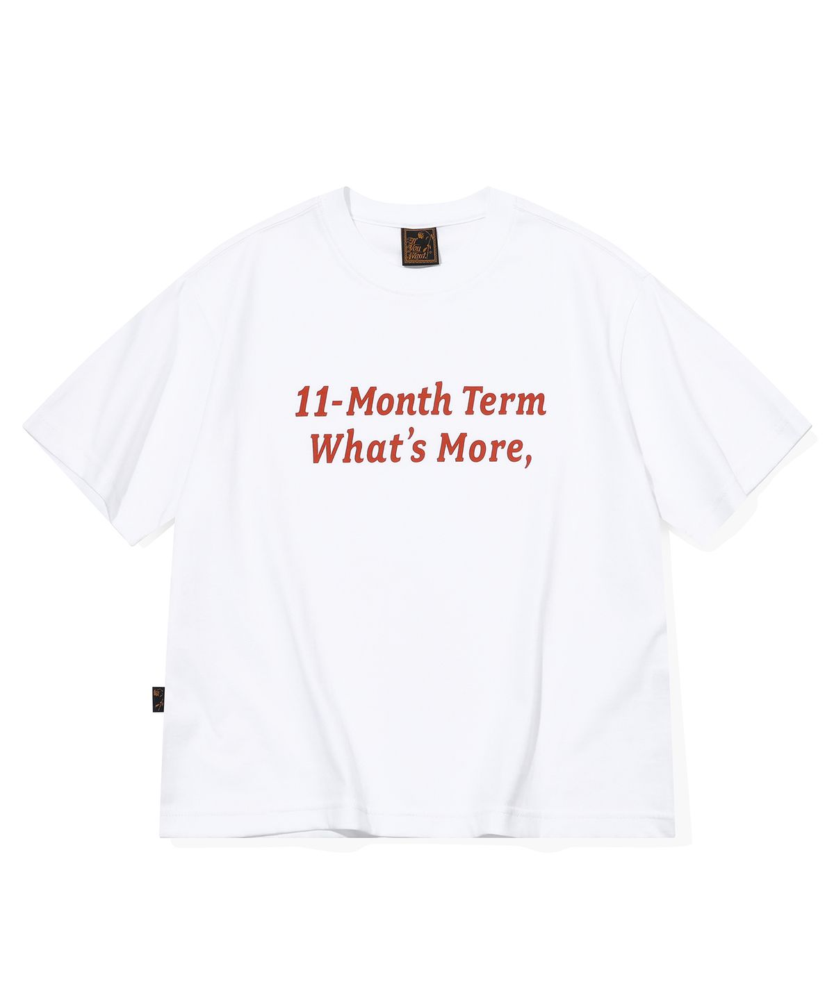이퓨원트(IFYOUWANT) Whats more Crop TEE white