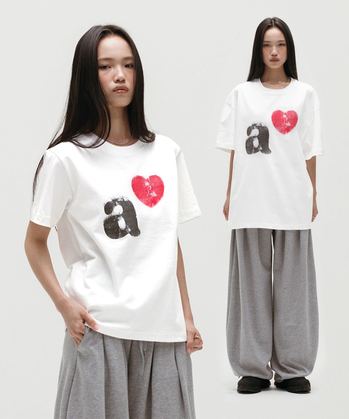 카네이테이(KANEITEI) A LOVE SHORT SLEEVES (WHITE)